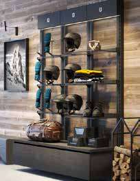 Vitrine accessoires montagne