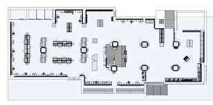 Plan d'implantation magasin