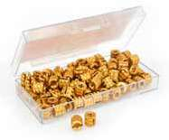 Inserts laiton à visser fins 9mm