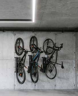 Bike-Lift mural vélos suspendus