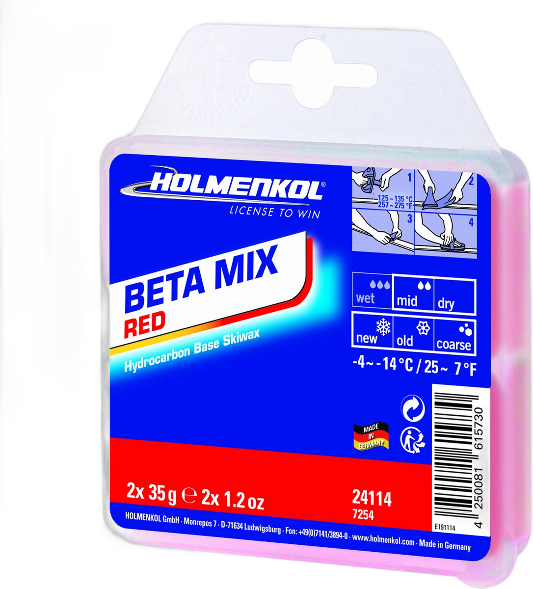 BETAMIX ROUGE 2 x 35g -4 / -14° (SANS PFC) cond x 6