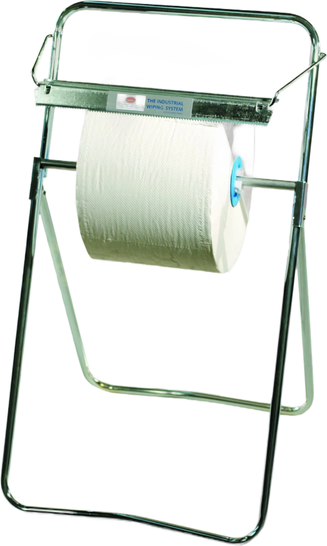 DEVIDOIR ESSUIE-TOUT SUR PIED A ROULETTES Largeur bobine 350mm