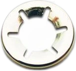 100 CLIPS METAL BLOQUAGE RONDELLE